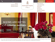 Tablet Screenshot of grandhotelmajestic.it
